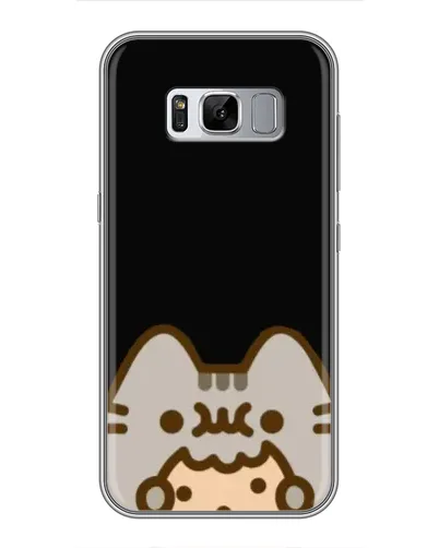 Чехол для Samsung Galaxy S8 Plus (G955) с картинкой «Пушин на черном» Чехол для Samsung Galaxy S8 Plus (G955) с картинкой «Пушин на черном»