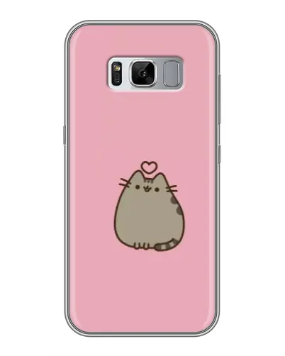 Чехол для Samsung Galaxy S8 Plus (G955) с картинкой «Pusheen сердце» Чехол для Samsung Galaxy S8 Plus (G955) с картинкой «Pusheen сердце»