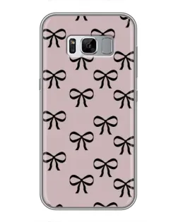 Чехол для Samsung Galaxy S8 Plus (G955) с картинкой «Черные бантики»
