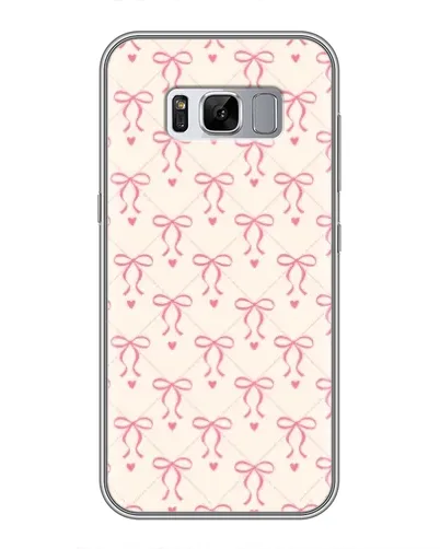 Чехол для Samsung Galaxy S8 Plus (G955) с картинкой «Розовые бантики Coquette»