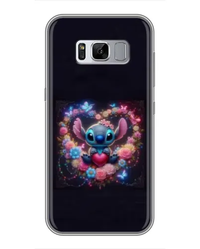 Чехол для Samsung Galaxy S8 Plus (G955) с картинкой «Stitch в цветах» Чехол для Samsung Galaxy S8 Plus (G955) с картинкой «Stitch в цветах»