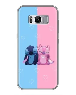 Чехол для Samsung Galaxy S8 Plus (G955) с картинкой «Stitch и Angel Love» Чехол для Samsung Galaxy S8 Plus (G955) с картинкой «Stitch и Angel Love»