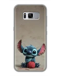 Чехол для Samsung Galaxy S8 Plus (G955) с картинкой «Стич на коричневом фоне» Чехол для Samsung Galaxy S8 Plus (G955) с картинкой «Стич на коричневом фоне»