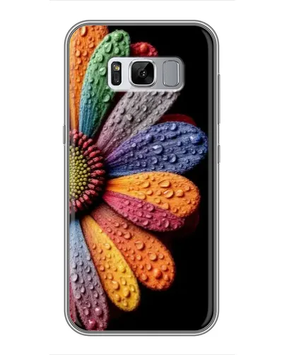 Чехол для Samsung Galaxy S8 Plus (G955) с картинкой «Радужный цветок» Чехол для Samsung Galaxy S8 Plus (G955) с картинкой «Радужный цветок»
