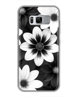 Чехол для Samsung Galaxy S8 Plus (G955) с картинкой «Монохромные астры» Чехол для Samsung Galaxy S8 Plus (G955) с картинкой «Монохромные астры»