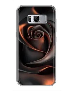 Чехол для Samsung Galaxy S8 Plus (G955) с картинкой «Шелковая черная роза» Чехол для Samsung Galaxy S8 Plus (G955) с картинкой «Шелковая черная роза»