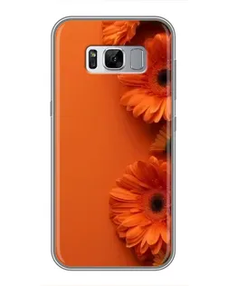 Чехол для Samsung Galaxy S8 Plus (G955) с картинкой «Оранжевые герберы» Чехол для Samsung Galaxy S8 Plus (G955) с картинкой «Оранжевые герберы»