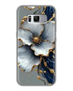 Чехол для Samsung Galaxy S8 Plus (G955) с картинкой «Белый цветок и золотой флюид» Чехол для Samsung Galaxy S8 Plus (G955) с картинкой «Белый цветок и золотой флюид»