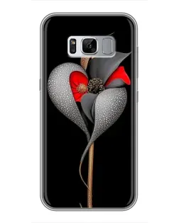 Чехол для Samsung Galaxy S8 Plus (G955) с картинкой «Серебряный фантазийный цветок» Чехол для Samsung Galaxy S8 Plus (G955) с картинкой «Серебряный фантазийный цветок»