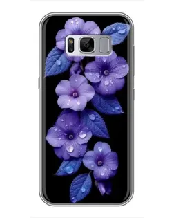 Чехол для Samsung Galaxy S8 Plus (G955) с картинкой «Фиолетовые цветы с росою» Чехол для Samsung Galaxy S8 Plus (G955) с картинкой «Фиолетовые цветы с росою»