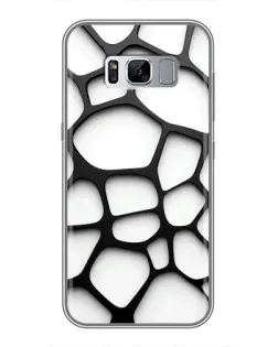 Чехол для Samsung Galaxy S8 Plus (G955) с картинкой «Белая объемная сетка» Чехол для Samsung Galaxy S8 Plus (G955) с картинкой «Белая объемная сетка»