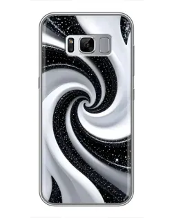 Чехол для Samsung Galaxy S8 Plus (G955) с картинкой «Черно-белая спираль» Чехол для Samsung Galaxy S8 Plus (G955) с картинкой «Черно-белая спираль»