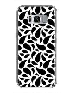 Чехол для Samsung Galaxy S8 Plus (G955) с картинкой «Контрастные черные капли» Чехол для Samsung Galaxy S8 Plus (G955) с картинкой «Контрастные черные капли»