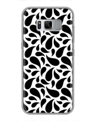 Чехол для Samsung Galaxy S8 Plus (G955) с картинкой «Контрастные черные капли»
