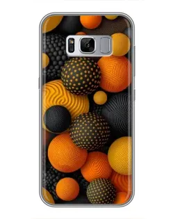 Чехол для Samsung Galaxy S8 Plus (G955) с картинкой «Объемные оранжевые сферы» Чехол для Samsung Galaxy S8 Plus (G955) с картинкой «Объемные оранжевые сферы»