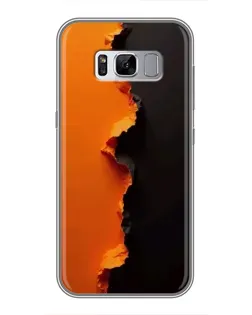 Чехол для Samsung Galaxy S8 Plus (G955) с картинкой «Оранжевый разлом» Чехол для Samsung Galaxy S8 Plus (G955) с картинкой «Оранжевый разлом»