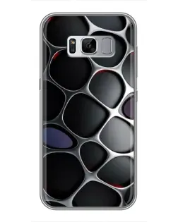Чехол для Samsung Galaxy S8 Plus (G955) с картинкой «Объемная темная решетка» Чехол для Samsung Galaxy S8 Plus (G955) с картинкой «Объемная темная решетка»