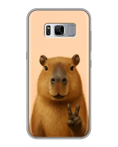 Чехол для Samsung Galaxy S8 Plus (G955) с картинкой «Капибара виктория» Чехол для Samsung Galaxy S8 Plus (G955) с картинкой «Капибара виктория»