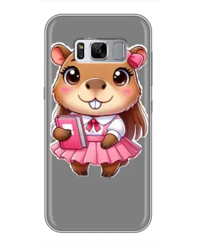 Чехол для Samsung Galaxy S8 Plus (G955) с картинкой «Девочка капибара» Чехол для Samsung Galaxy S8 Plus (G955) с картинкой «Девочка капибара»