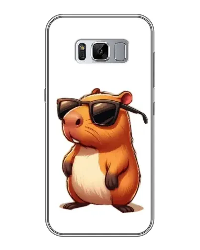 Чехол для Samsung Galaxy S8 Plus (G955) с картинкой «Капибара в очках» Чехол для Samsung Galaxy S8 Plus (G955) с картинкой «Капибара в очках»