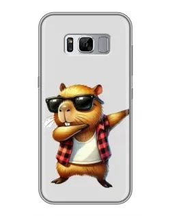 Чехол для Samsung Galaxy S8 Plus (G955) с картинкой «Капибара рэпер даб» Чехол для Samsung Galaxy S8 Plus (G955) с картинкой «Капибара рэпер даб»