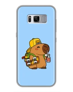 Чехол для Samsung Galaxy S8 Plus (G955) с картинкой «Капибара на скейте» Чехол для Samsung Galaxy S8 Plus (G955) с картинкой «Капибара на скейте»