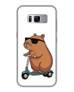 Чехол для Samsung Galaxy S8 Plus (G955) с картинкой «Капибара на самокате» Чехол для Samsung Galaxy S8 Plus (G955) с картинкой «Капибара на самокате»