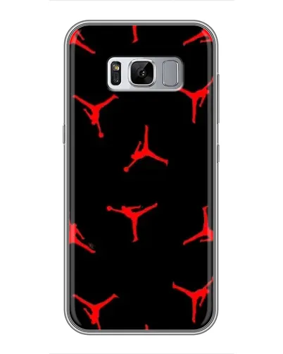 Чехол для Samsung Galaxy S8 (G950) с картинкой «Jordan Red Pattern»