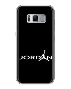 Чохол для Samsung Galaxy S8 (G950) з картинкою «Jordan White Logo»
