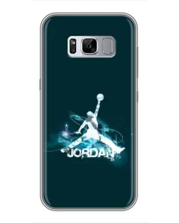 Чохол для Samsung Galaxy S8 (G950) з картинкою «Jordan Blue Fire»