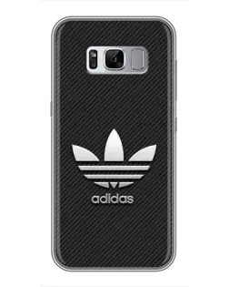 Чехол для Samsung Galaxy S8 (G950) с картинкой «Adidas Карбоновая текстура»