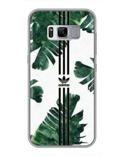 Чехол для Samsung Galaxy S8 (G950) с картинкой «Пальмовые листья адидас»