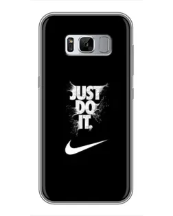 Чехол для Samsung Galaxy S8 (G950) с картинкой «Текстовый принт Nike» Чехол для Samsung Galaxy S8 (G950) с картинкой «Текстовый принт Nike»