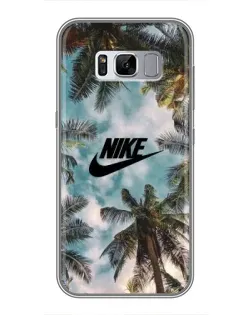 Чехол для Samsung Galaxy S8 (G950) с картинкой «Тропический принт Nike» Чехол для Samsung Galaxy S8 (G950) с картинкой «Тропический принт Nike»