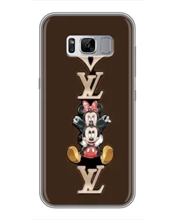 Чехол для Samsung Galaxy S8 (G950) с картинкой «LV и Микки Маус»