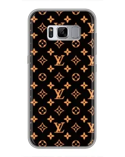 Чехол для Samsung Galaxy S8 (G950) с картинкой «Золотая монограмма LV»