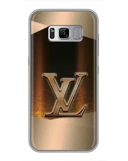 Чехол для Samsung Galaxy S8 (G950) с картинкой «LV — золотое сияние»