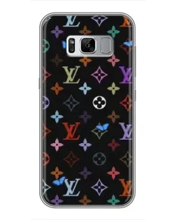 Чехол для Samsung Galaxy S8 (G950) с картинкой «Цветная монограмма LV»