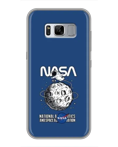 Чехол для Samsung Galaxy S8 (G950) с картинкой «NASA — лунная миссия» Чехол для Samsung Galaxy S8 (G950) с картинкой «NASA — лунная миссия»