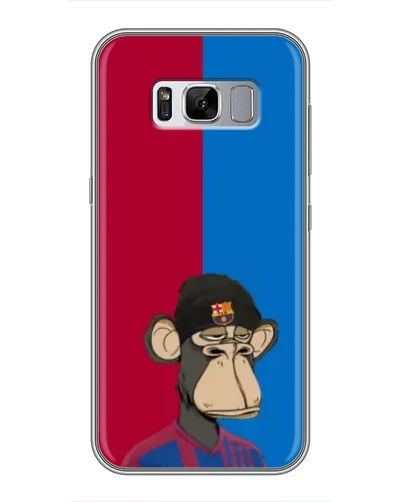 Чехол для Samsung Galaxy S8 (G950) с картинкой «Bored Ape — фанат Барсы» Чехол для Samsung Galaxy S8 (G950) с картинкой «Bored Ape — фанат Барсы»