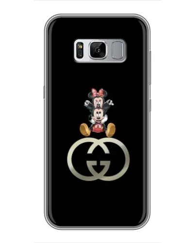 Чехол для Samsung Galaxy S8 (G950) с картинкой «Минни Маус на лого»