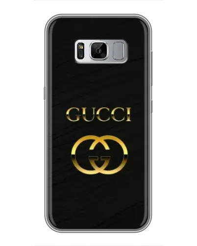 Чехол для Samsung Galaxy S8 (G950) с картинкой «Золотой логотип Gucci»