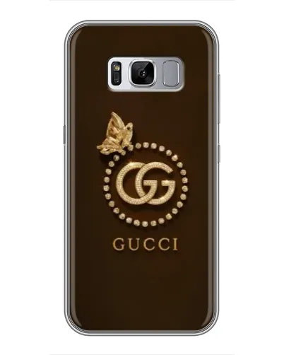 Чехол для Samsung Galaxy S8 (G950) с картинкой «Gucci — золотая бабочка»