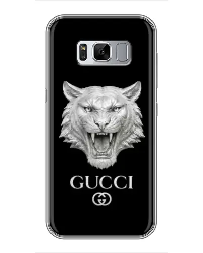 Чехол для Samsung Galaxy S8 (G950) с картинкой «Gucci — серебряный лев» Чехол для Samsung Galaxy S8 (G950) с картинкой «Gucci — серебряный лев»