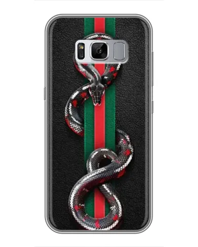 Чехол для Samsung Galaxy S8 (G950) с картинкой «Gucci — змея на полосе» Чехол для Samsung Galaxy S8 (G950) с картинкой «Gucci — змея на полосе»