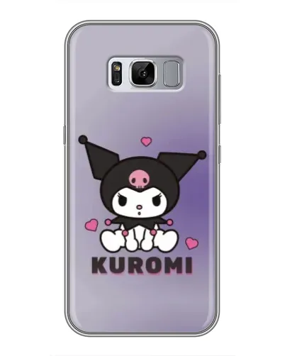 Чехол для Samsung Galaxy S8 (G950) с картинкой «Kuromi — фиолетовый арт»