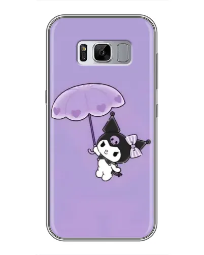 Чехол для Samsung Galaxy S8 (G950) с картинкой «Kuromi с зонтиком»