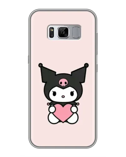 Чехол для Samsung Galaxy S8 (G950) с картинкой «Kuromi и сердце»