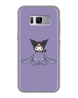 Чохол для Samsung Galaxy S8 (G950) з картинкою «Kuromi на ліловому фоні»