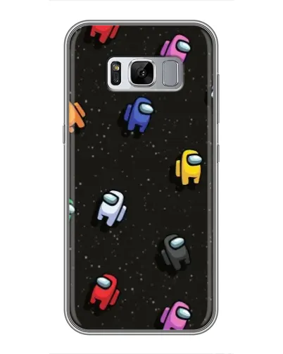 Чехол для Samsung Galaxy S8 (G950) с картинкой «Космический паттерн Among Us»